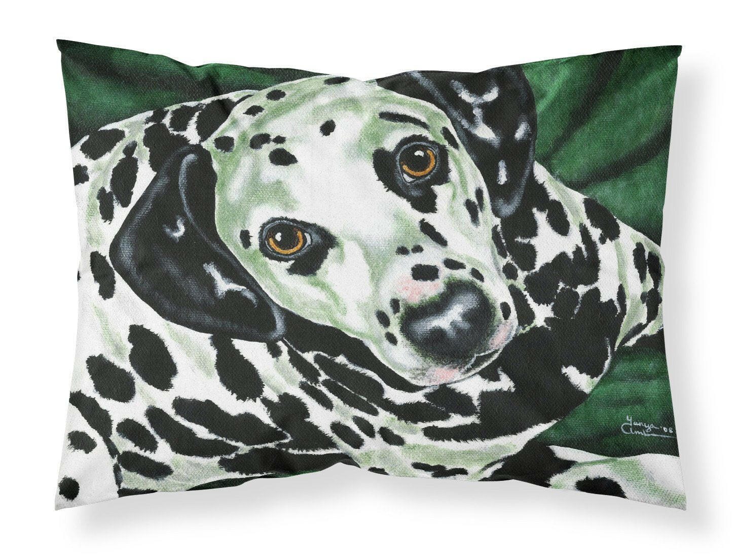 Emerald Beauty Dalmatian Standard Pillowcase Lightweight Super Soft Easy Care Decorative Artwork Pillowcase, Standard