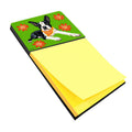 Cosmo Cutie Boston Terrier Watercolor Sticky Note Holder Refillable Dispenser Desk Accessory 3x3 Pad Gift