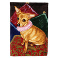 Pillow Princess Chihuahua House Flag 28x40 Porch Sleeve Pole Decorative Outside Yard Banner Artwork Wall Hanging, Polyester