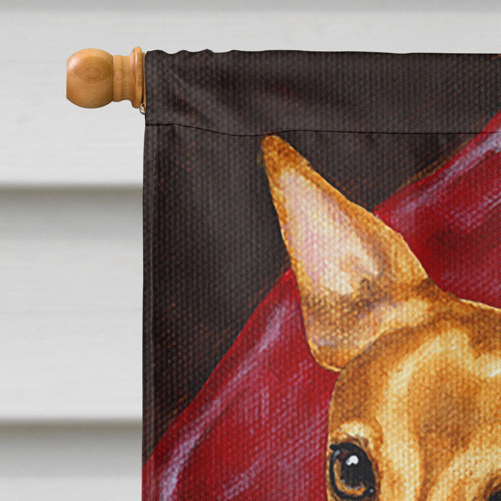 Pillow Princess Chihuahua House Flag 28x40 Porch Sleeve Pole Decorative Outside Yard Banner Artwork Wall Hanging, Polyester