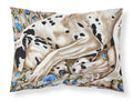 Bed of Roses Dalmatian Standard Pillowcase Lightweight Super Soft Easy Care Decorative Artwork Pillowcase, Standard