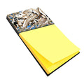 Bed of Roses Dalmatian Watercolor Sticky Note Holder Refillable Dispenser Desk Accessory 3x3 Pad Gift