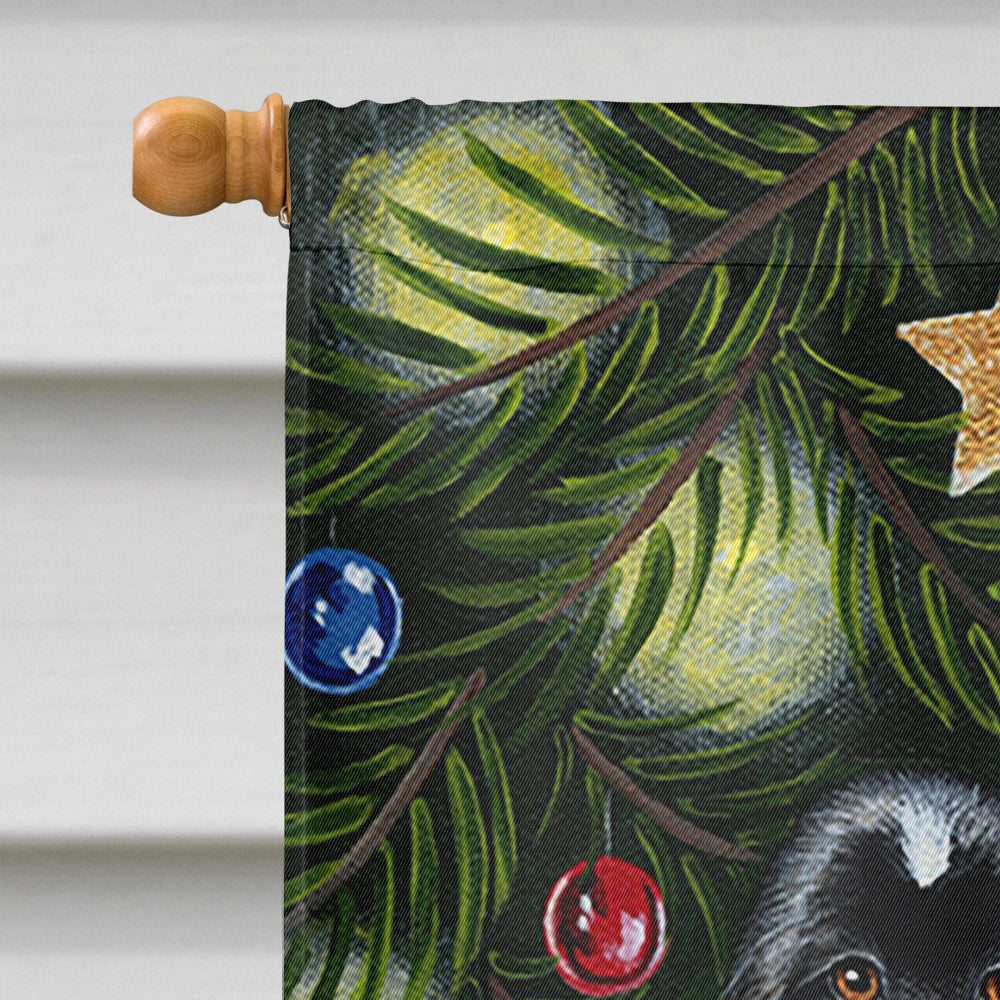 Christmas Westie, Newfoundland, Dalmatian House Flag 28x40 Porch Sleeve Pole Decorative Outside Yard Banner Artwork Wall Hanging, Polyester
