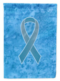Blue Ribbon for Prostate Cancer Awareness House Flag 28x40 Porch Sleeve Pole Decorative Outside Yard Banner Artwork Wall Hanging, Polyester