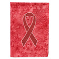 Red Ribbon for Aids Awareness House Flag 28x40 Porch Sleeve Pole Decorative Outside Yard Banner Artwork Wall Hanging, Polyester