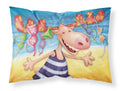 Moose on the Beach Standard Pillowcase Lightweight Super Soft Easy Care Decorative Artwork Pillowcase, Standard