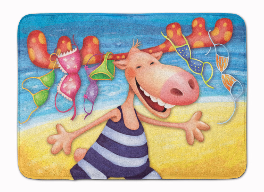 Moose on the Beach Memory Foam Kitchen Mat Machine Washable Anti-Fatigue Cushion Comfort Bath or Kitchen Rug