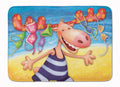 Moose on the Beach Memory Foam Kitchen Mat Machine Washable Anti-Fatigue Cushion Comfort Bath or Kitchen Rug