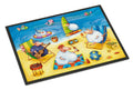 Party Pigs on the Beach Doormat Indoor Outdoor 24H X 36W Front Door Mat Rugs for Entryway, Non Slip Washable Low Pile,