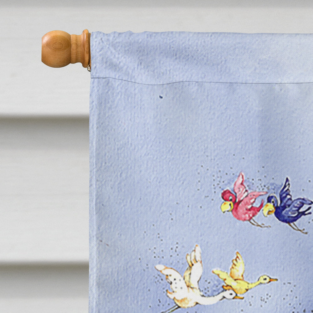 Noah's Ark  House Flag 28x40 Porch Sleeve Pole Decorative Outside Yard Banner Artwork Wall Hanging, Polyester