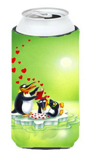 My Love Song Penguins Tall Boy Hugger Can Cooler Sleeve Machine Washable Drink Collapsible Insulator Beverage Insulated Holder