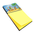 Bears Playing Volleyball Watercolor Sticky Note Holder Refillable Dispenser Desk Accessory 3x3 Pad Gift