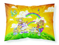 Bears Flying a Kite Standard Pillowcase Lightweight Super Soft Easy Care Decorative Artwork Pillowcase, Standard