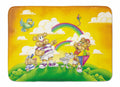 Bears Flying a Kite Memory Foam Kitchen Mat Machine Washable Anti-Fatigue Cushion Comfort Bath or Kitchen Rug
