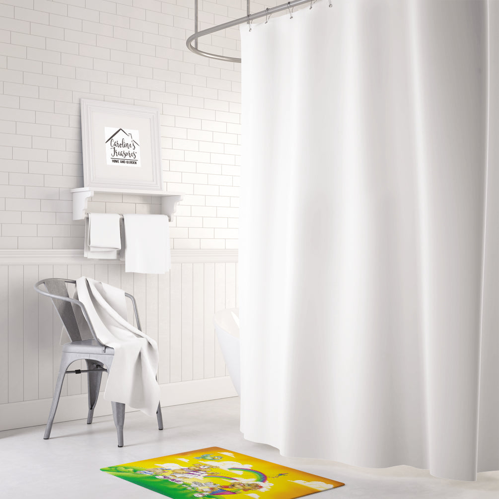 Bears Flying a Kite Memory Foam Kitchen Mat Machine Washable Anti-Fatigue Cushion Comfort Bath or Kitchen Rug