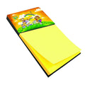 Bears Flying a Kite Watercolor Sticky Note Holder Refillable Dispenser Desk Accessory 3x3 Pad Gift
