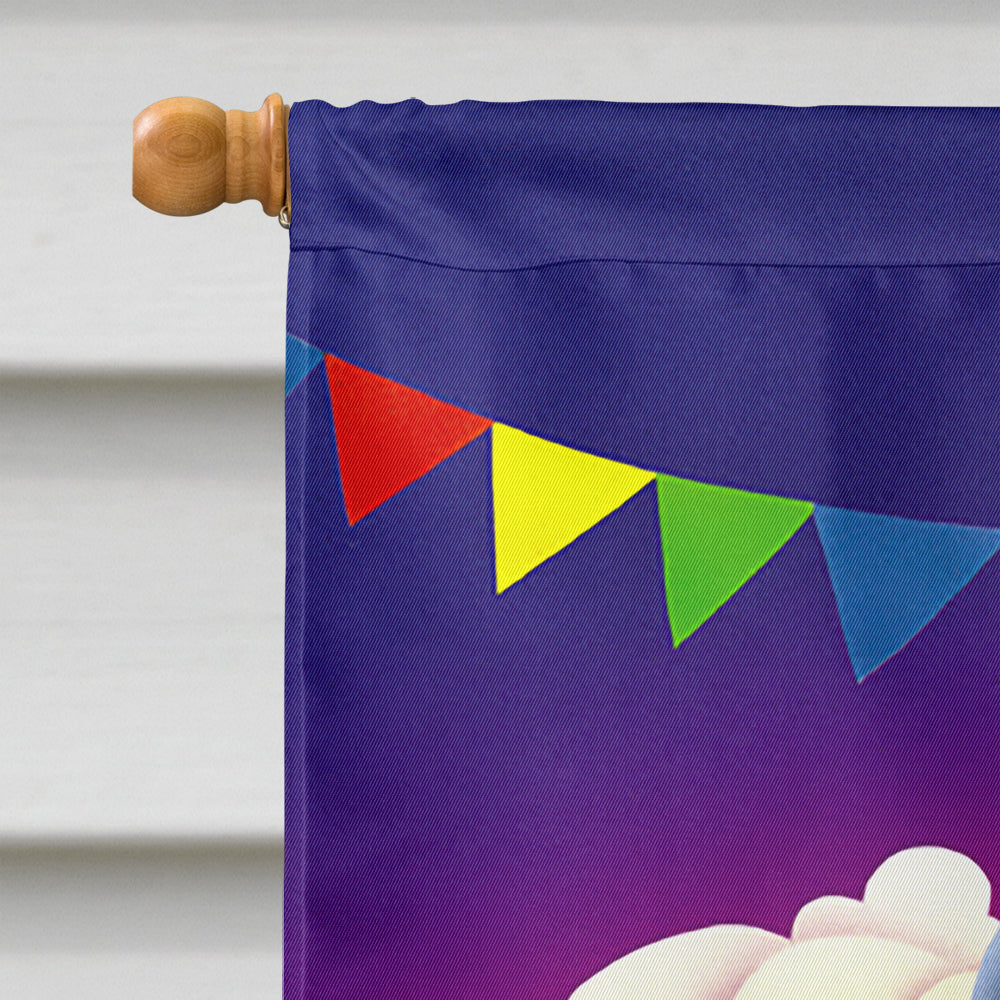 Dolphins performing for the crowds House Flag 28x40 Porch Sleeve Pole Decorative Outside Yard Banner Artwork Wall Hanging, Polyester