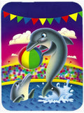 Dolphins performing for the crowds Mouse Pad, Heat Resistant Trivet Hot Pad , Non Slip Rubber Desk Mat, Kitchen Counter Protector, Home Office Decor Gift