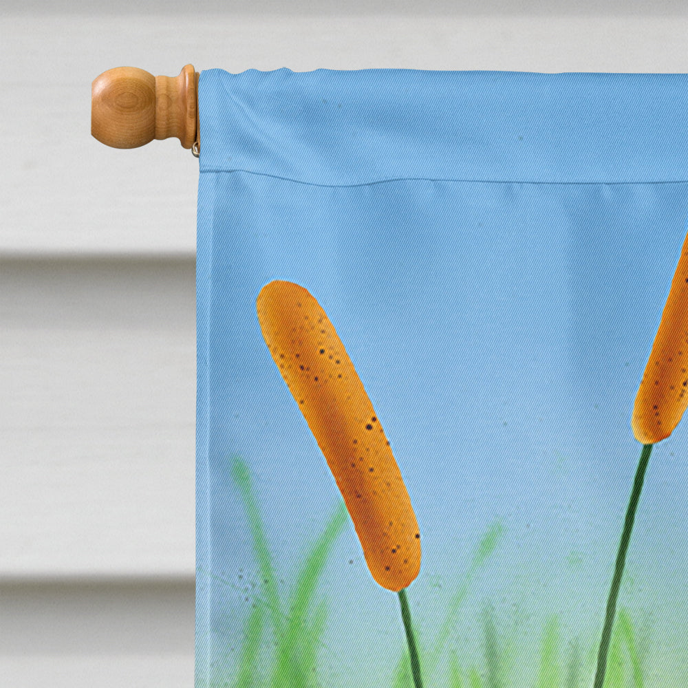 Frog Chilaxin on the Lilly Pad House Flag 28x40 Porch Sleeve Pole Decorative Outside Yard Banner Artwork Wall Hanging, Polyester