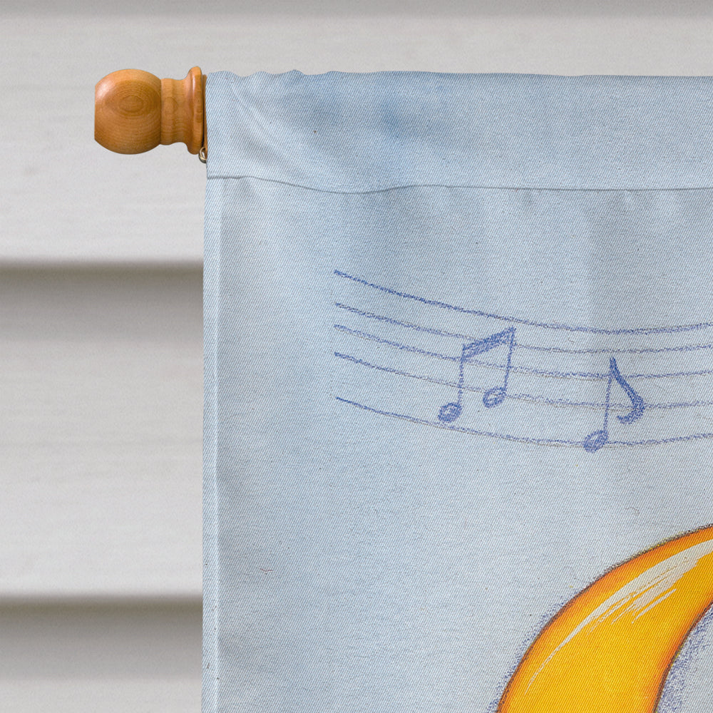 Expecting Stork bringing Baby House Flag 28x40 Porch Sleeve Pole Decorative Outside Yard Banner Artwork Wall Hanging, Polyester