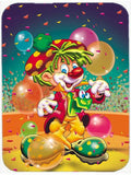 Happy Birthday Clown Cutting Board Tempered Glass Kitchen Cutting Surface, Heat Resistant Chopping, Non-Slip Feet, Food Prep & Serving