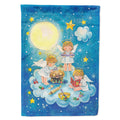 Angels Baking House Flag 28x40 Porch Sleeve Pole Decorative Outside Yard Banner Artwork Wall Hanging, Polyester