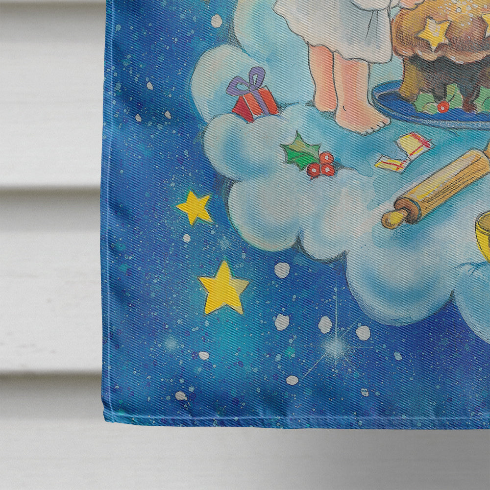 Angels Baking House Flag 28x40 Porch Sleeve Pole Decorative Outside Yard Banner Artwork Wall Hanging, Polyester