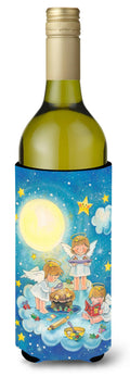 Angels Baking Wine Bottle Hugger Gift Sleeve for Standard 750 ml Bottles, Insulated Reusable Also Fits Mini Shot & Pint Bottles
