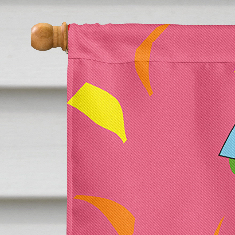 Happy 3rd Birthday Age 3  House Flag 28x40 Porch Sleeve Pole Decorative Outside Yard Banner Artwork Wall Hanging, Polyester