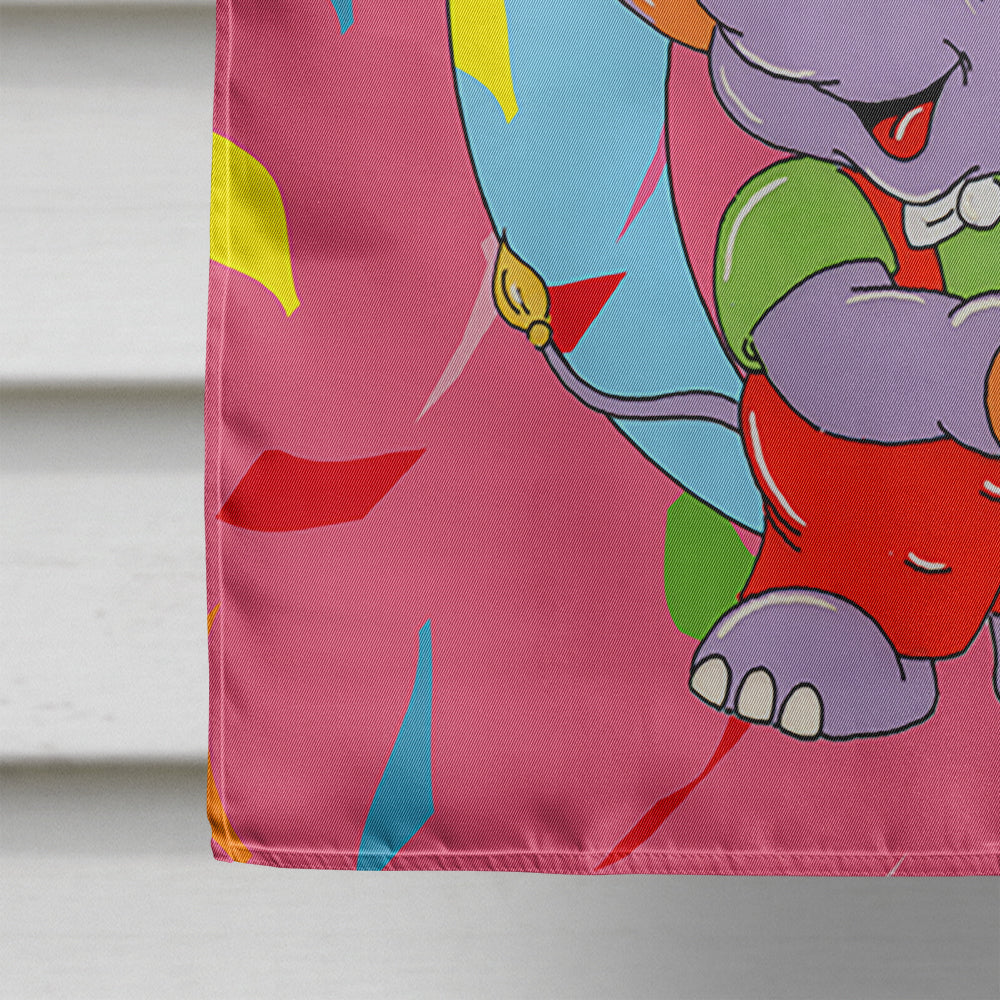 Happy 3rd Birthday Age 3  House Flag 28x40 Porch Sleeve Pole Decorative Outside Yard Banner Artwork Wall Hanging, Polyester