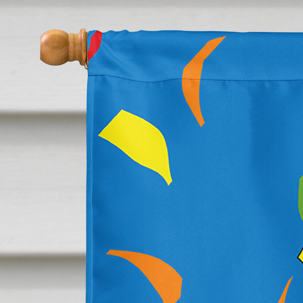 Happy 1st Birthday Age 1 House Flag 28x40 Porch Sleeve Pole Decorative Outside Yard Banner Artwork Wall Hanging, Polyester