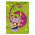 Happy 6th Birthday Age 6 House Flag 28x40 Porch Sleeve Pole Decorative Outside Yard Banner Artwork Wall Hanging, Polyester