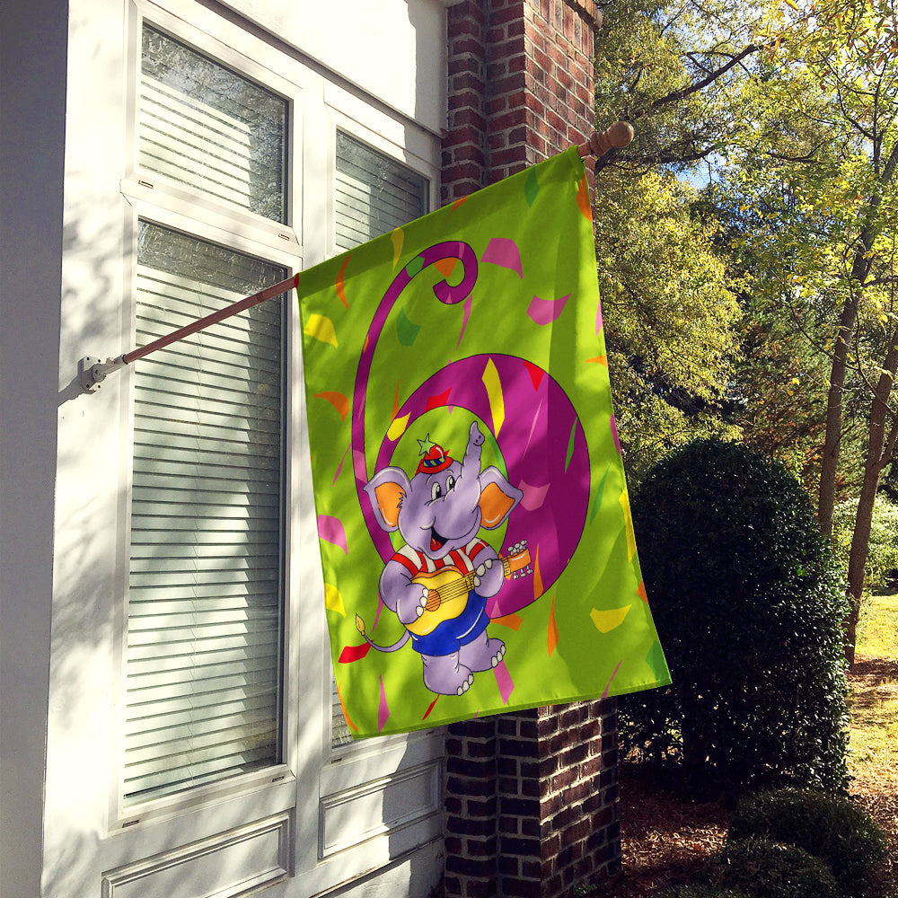 Happy 6th Birthday Age 6 House Flag 28x40 Porch Sleeve Pole Decorative Outside Yard Banner Artwork Wall Hanging, Polyester