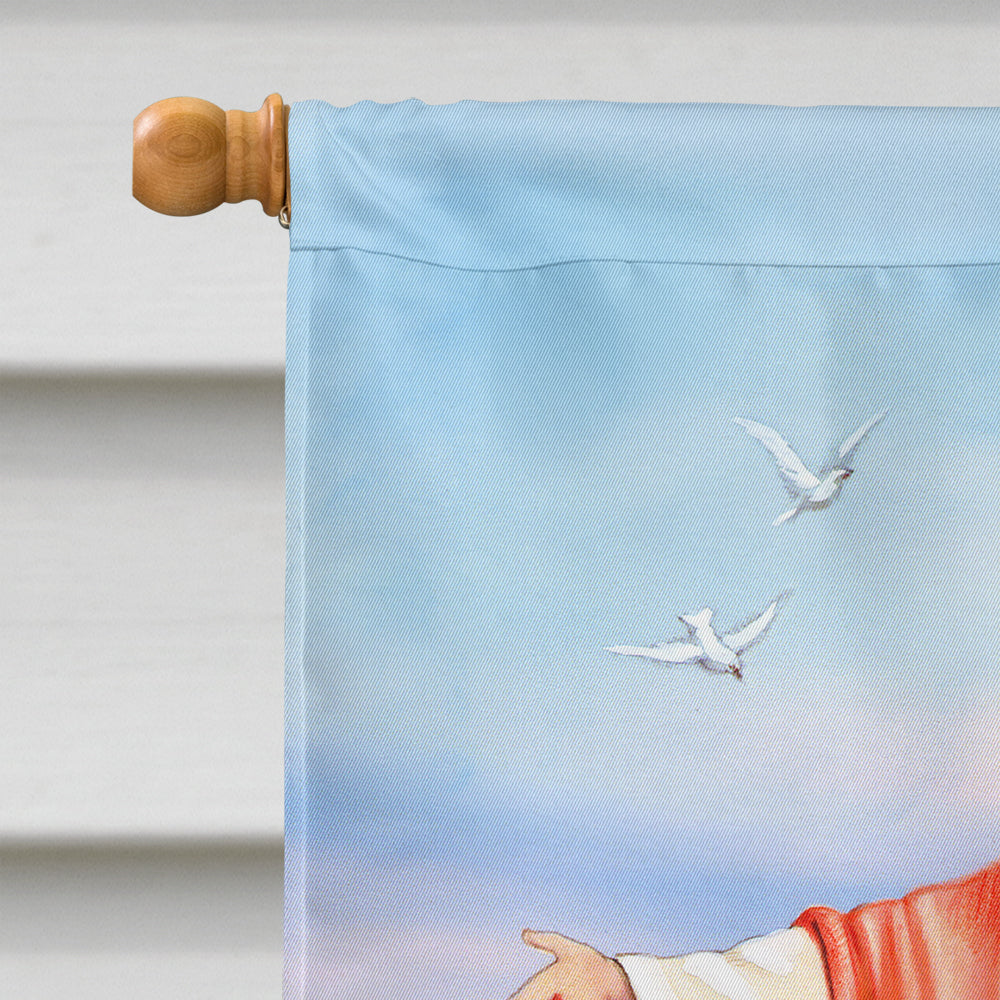 Easter Jesus is Risen House Flag 28x40 Porch Sleeve Pole Decorative Outside Yard Banner Artwork Wall Hanging, Polyester