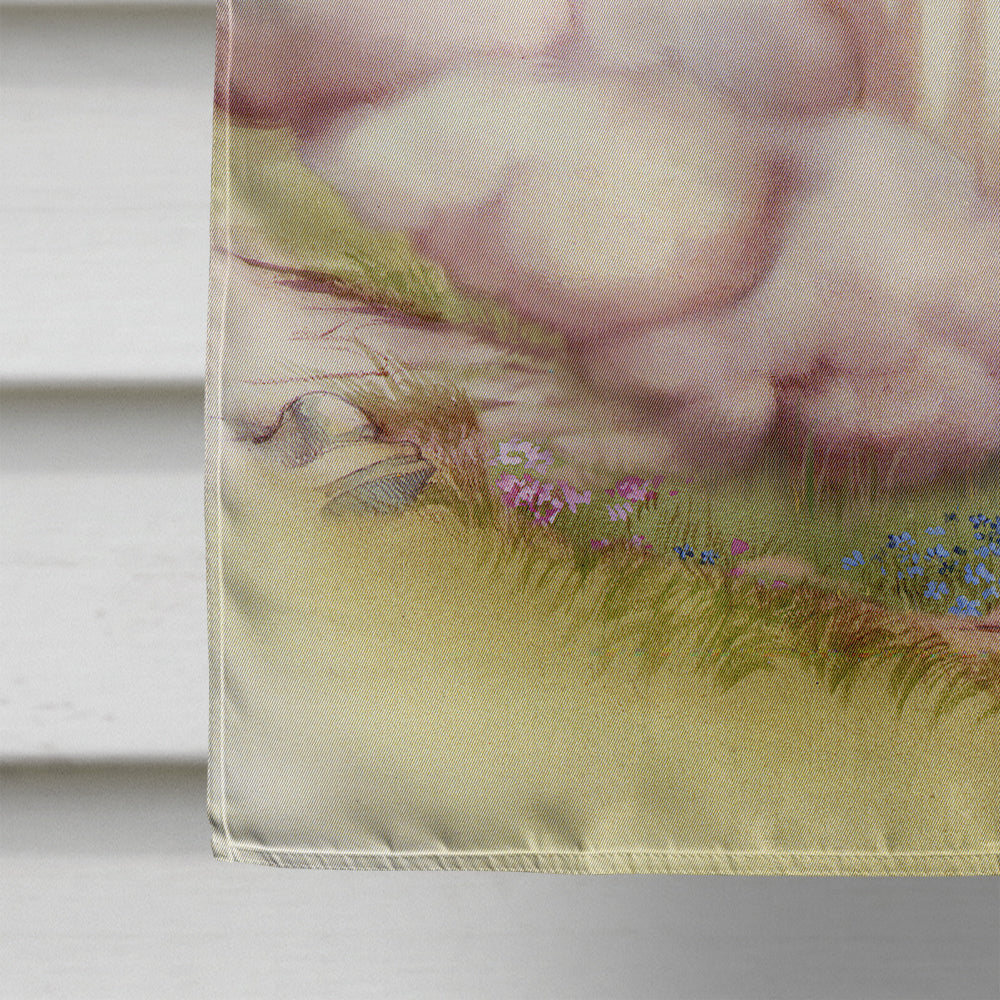 Easter Jesus is Risen House Flag 28x40 Porch Sleeve Pole Decorative Outside Yard Banner Artwork Wall Hanging, Polyester