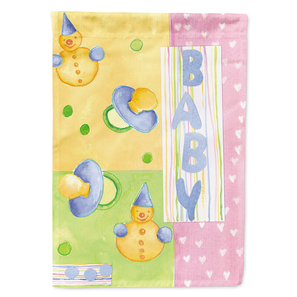 New Baby House Flag 28x40 Porch Sleeve Pole Decorative Outside Yard Banner Artwork Wall Hanging, Polyester
