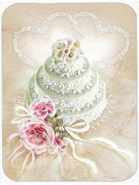 Wedding Cake Cutting Board Tempered Glass Kitchen Cutting Surface, Heat Resistant Chopping, Non-Slip Feet, Food Prep & Serving