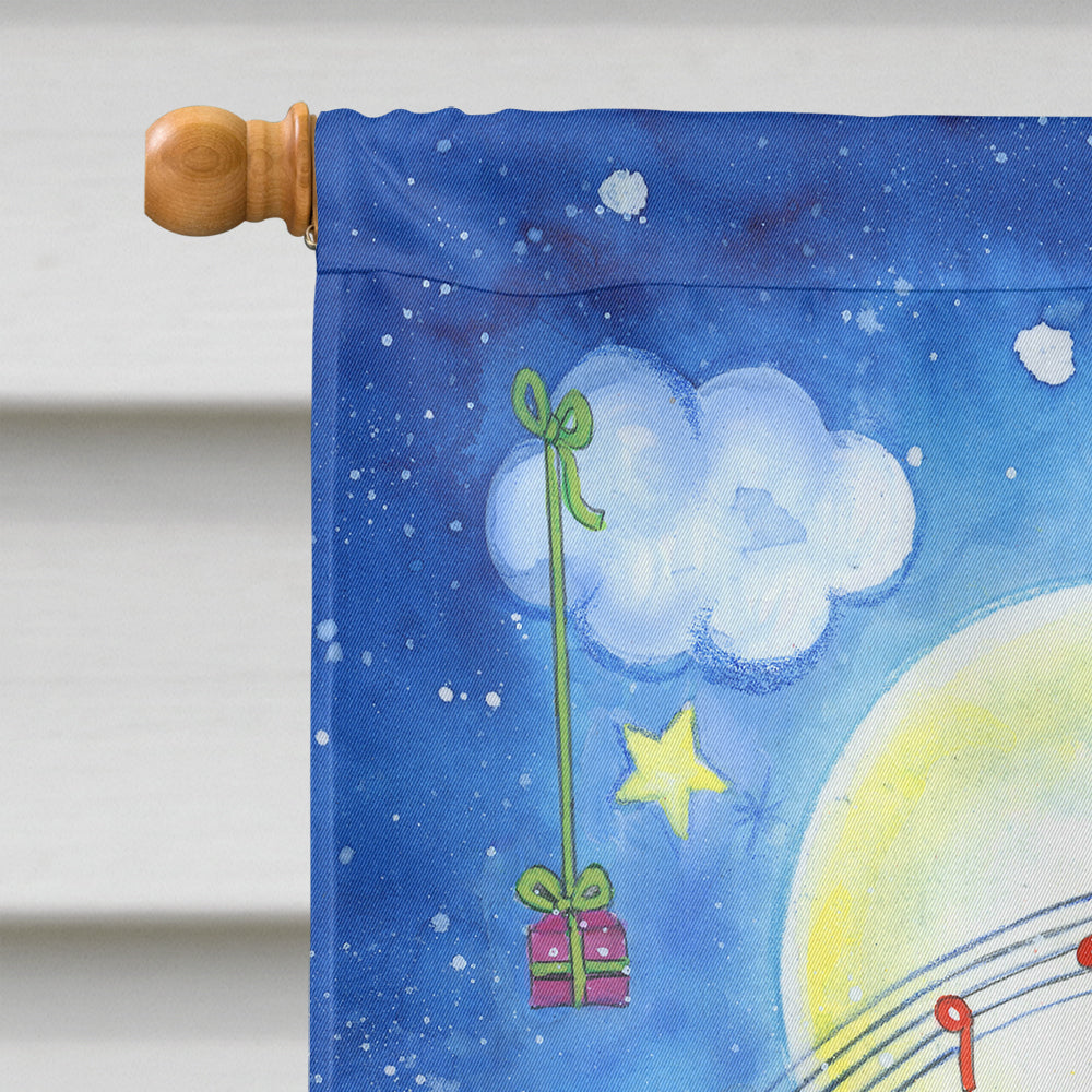 Angels Making Music Together House Flag 28x40 Porch Sleeve Pole Decorative Outside Yard Banner Artwork Wall Hanging, Polyester