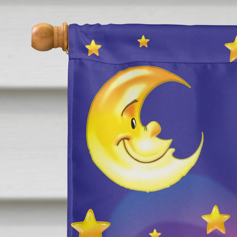 Witch and Ghosts Halloween House Flag 28x40 Porch Sleeve Pole Decorative Outside Yard Banner Artwork Wall Hanging, Polyester