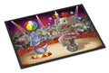 Circus Elephand and Dolphin Doormat Indoor Outdoor 24H X 36W Front Door Mat Rugs for Entryway, Non Slip Washable Low Pile,
