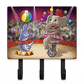 Circus Elephand and Dolphin Leash or Key Holder Wall Hooks, Coat Rack Wall Mount, for Hanging Keys, Towels, Aprons, Leashes