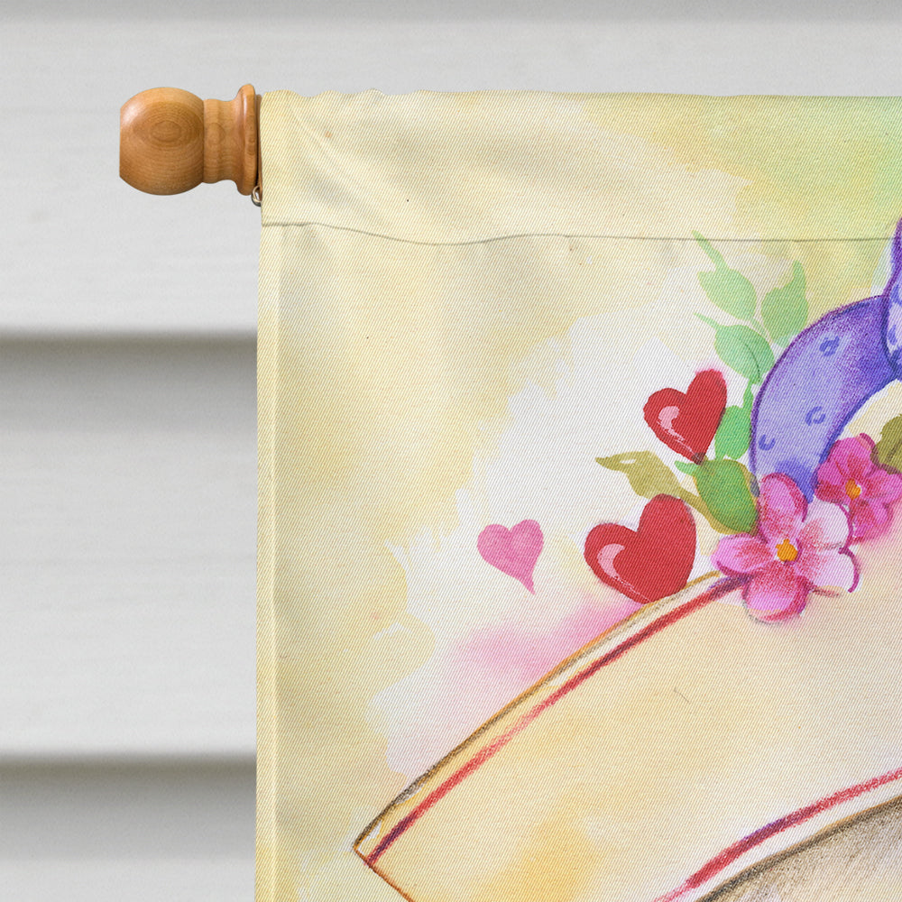 Wedding Bouquet House Flag 28x40 Porch Sleeve Pole Decorative Outside Yard Banner Artwork Wall Hanging, Polyester