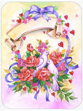 Wedding Bouquet Cutting Board Tempered Glass Kitchen Cutting Surface, Heat Resistant Chopping, Non-Slip Feet, Food Prep & Serving