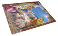 The Wise Men at the Nativity Christmas Cutting Board Tempered Glass Kitchen Cutting Surface, Heat Resistant Chopping, Non-Slip Feet, Food Prep & Serving