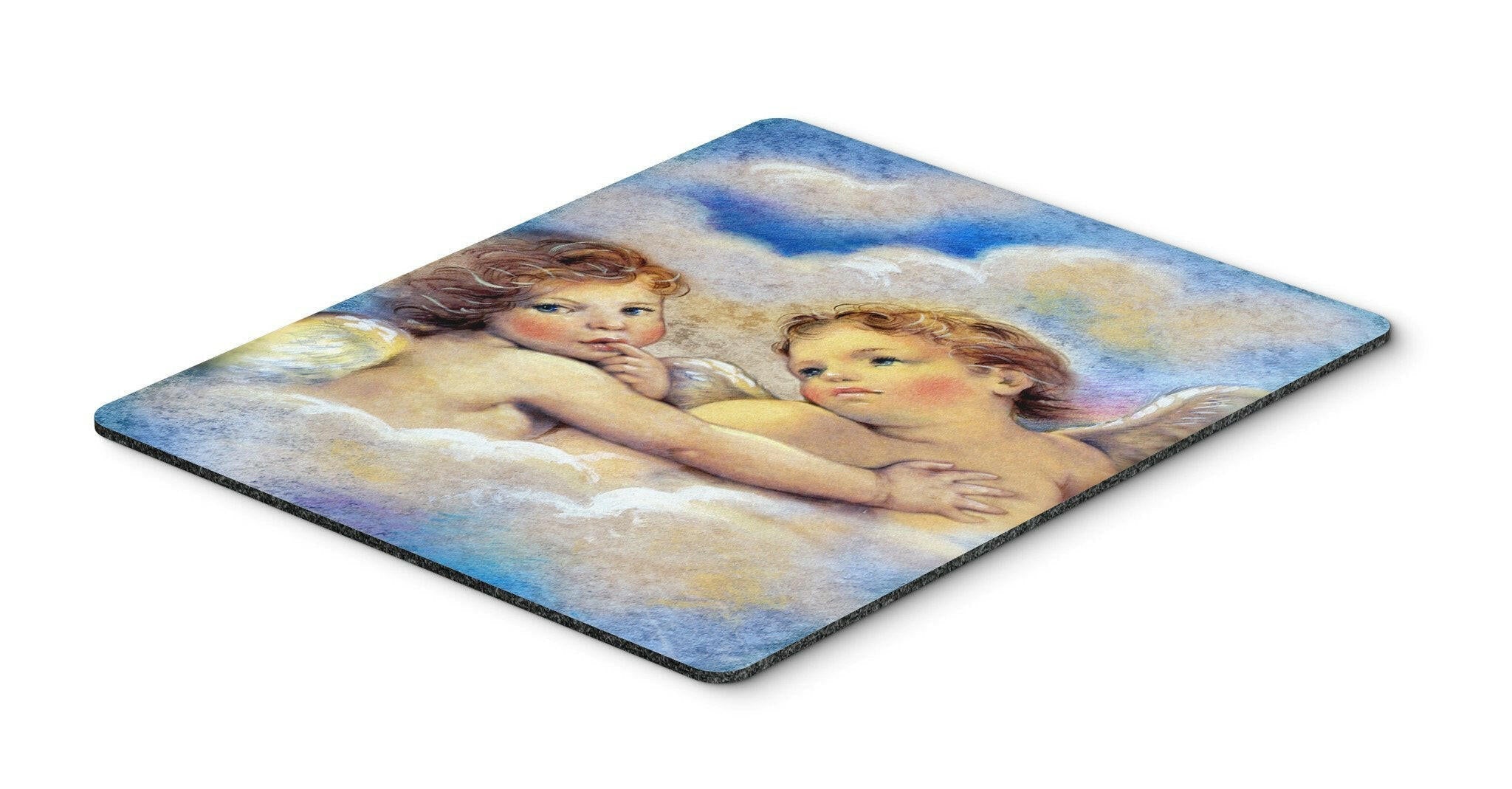 Angels Mouse Pad, Heat Resistant Trivet Hot Pad , Non Slip Rubber Desk Mat, Kitchen Counter Protector, Home Office Decor Gift