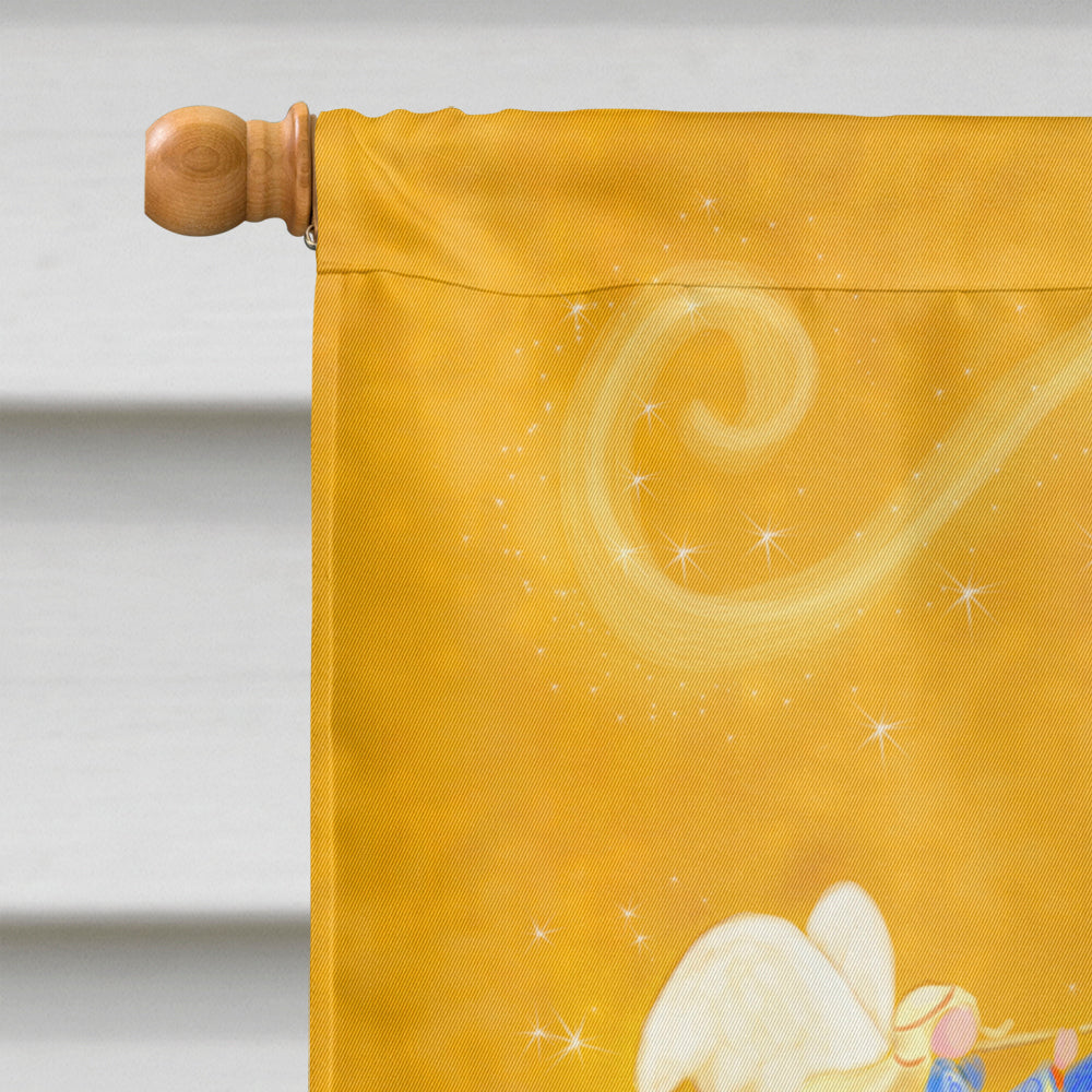Contemporary Nativity Christmas House Flag 28x40 Porch Sleeve Pole Decorative Outside Yard Banner Artwork Wall Hanging, Polyester
