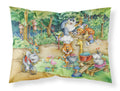 Animals at A Picnic Standard Pillowcase Lightweight Super Soft Easy Care Decorative Artwork Pillowcase, Standard