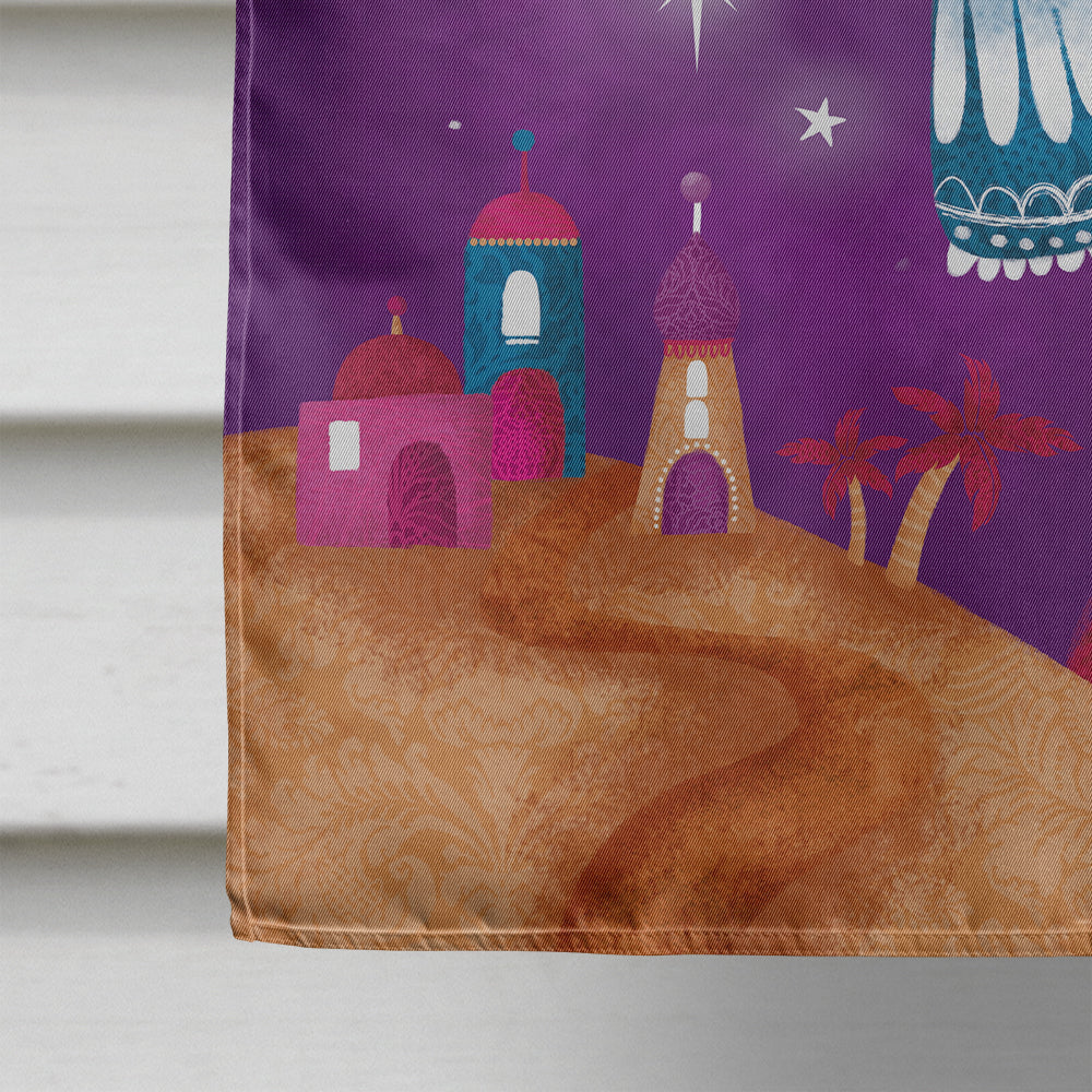 Christmas Angels in Purple House Flag 28x40 Porch Sleeve Pole Decorative Outside Yard Banner Artwork Wall Hanging, Polyester