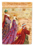 Christmas Three Wise Men House Flag 28x40 Porch Sleeve Pole Decorative Outside Yard Banner Artwork Wall Hanging, Polyester