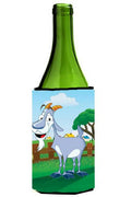 Billy the Goat Wine Bottle Hugger Gift Sleeve for Standard 750 ml Bottles, Insulated Reusable Also Fits Mini Shot & Pint Bottles